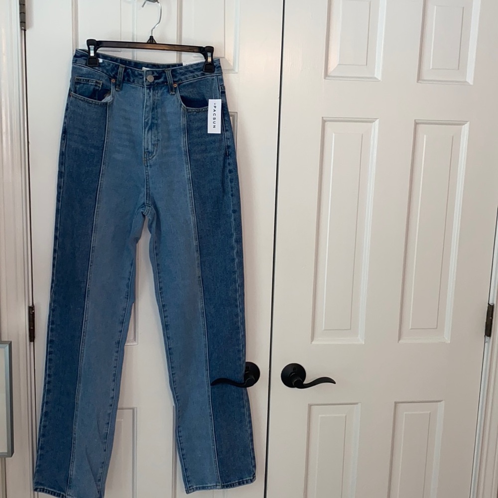 Pacsun Two toned boyfriend jeans! NWT!